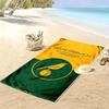 Norwich City Football Club Druck Strandtuch, Großes Weiches Schnelltrocknendes Handtuch für Strand Camping Schwimmen
