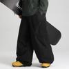 New Unisex Windproof Waterproof Ski Pants - Warm, Solid Color, Loose Fit for Outdoor Snowboarding