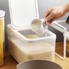 5KG Thicken Household Kitchen Plastic Rice Bucket Insect-Proof Moisture-Proof Grain Food Flour Sealed Storage Box Jar Container