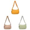Womens Large Soft Waterresistant Crossbody Bag With Inner Zipper Pocket For Casual Outings
