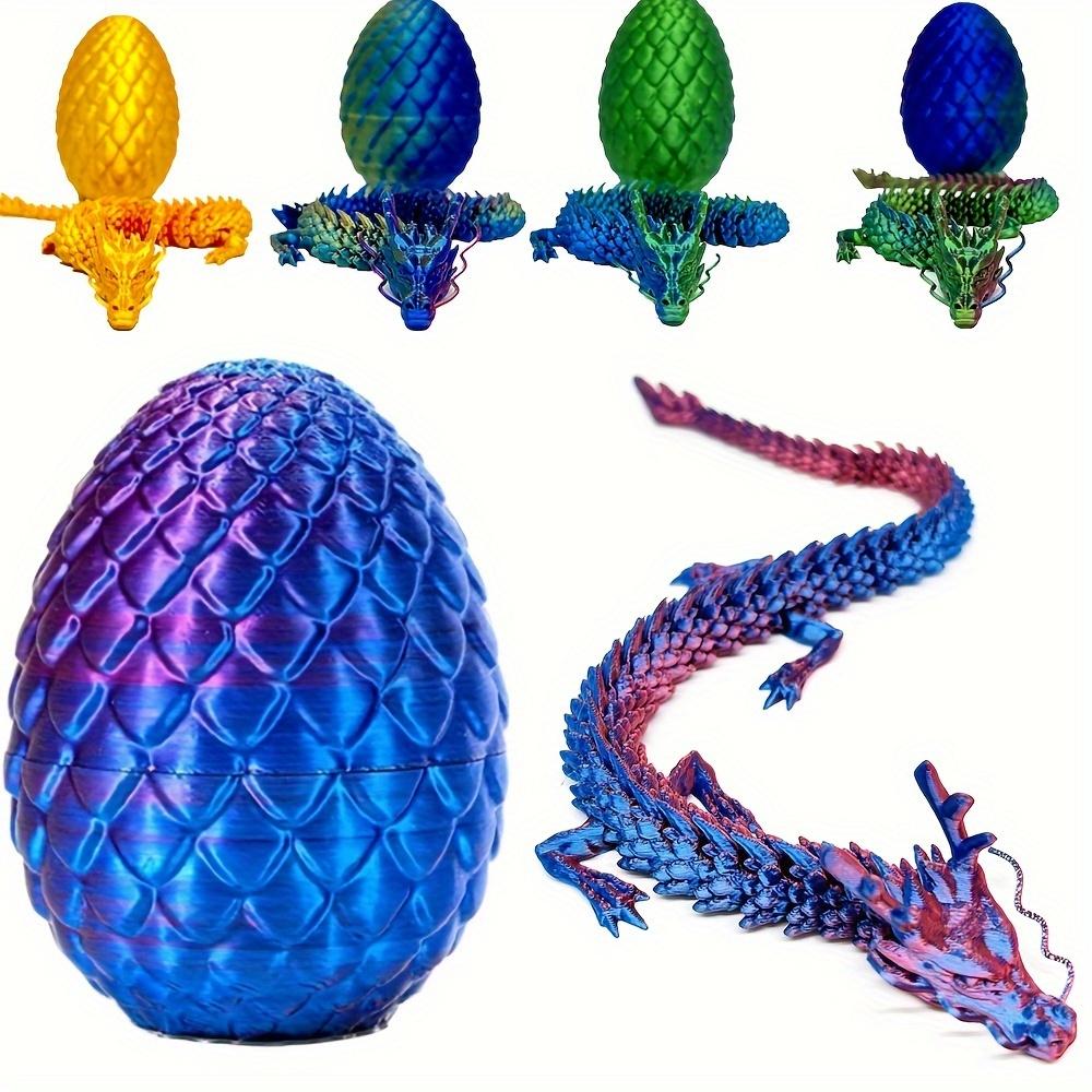 3d Printed Dragon,Chinese New Year Gift,Dragon Eggs with Dragon Inside,Dragon Decompress Adult Toy,Mystery Dragon Egg,Novelty Flying Dragon Gift