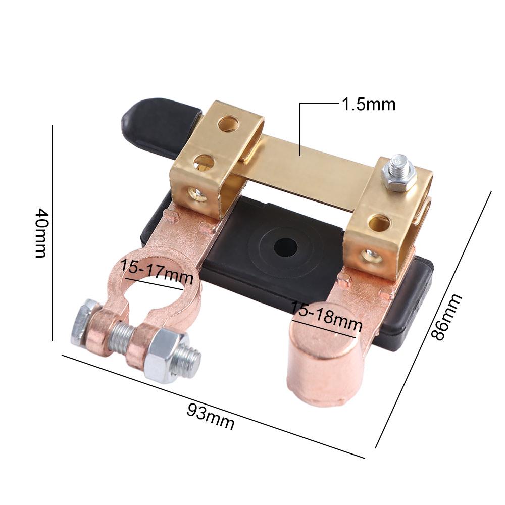 Quick Cut-off Battery Disconnect Switch 12V/24V Car Battery Terminal Link Switch  RV/ATV