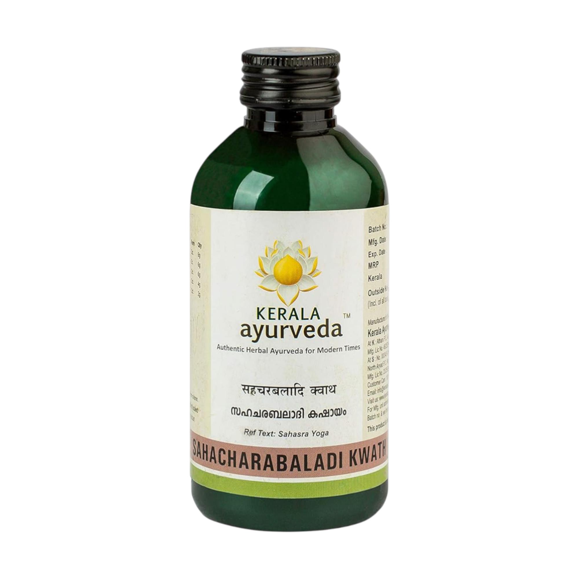 

Kerala Ayurveda Sahacharabaladi Kwath 200 Ml Pack of 1 Ayurvedic Herbal Wellness Tonic for Adults