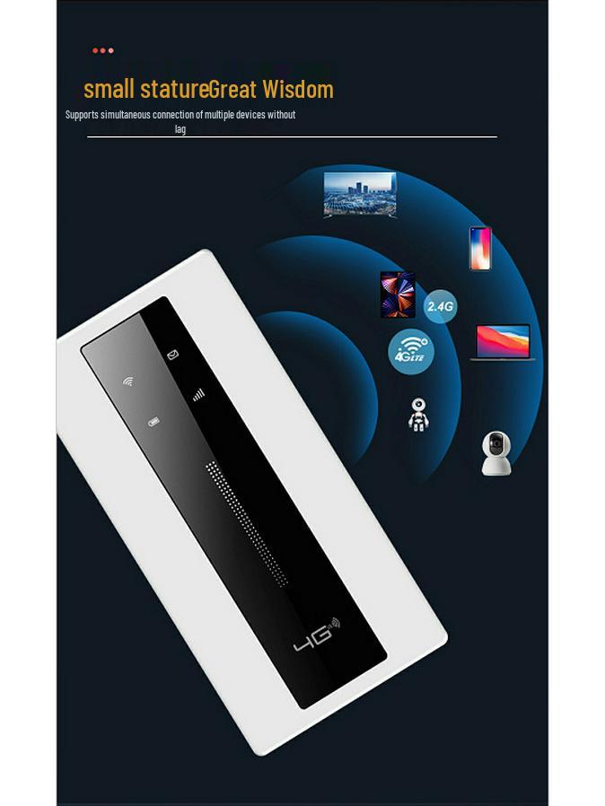 4G Portable WiFi Router with 10000mAh Battery and SIM Card Slot - European Hot Sale