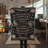 1PC Psychic Board Print Flannel Blanket, High Quality All Seasons, Home Decor, Warmth and Comfort, Perfect for Christmas Gifts
