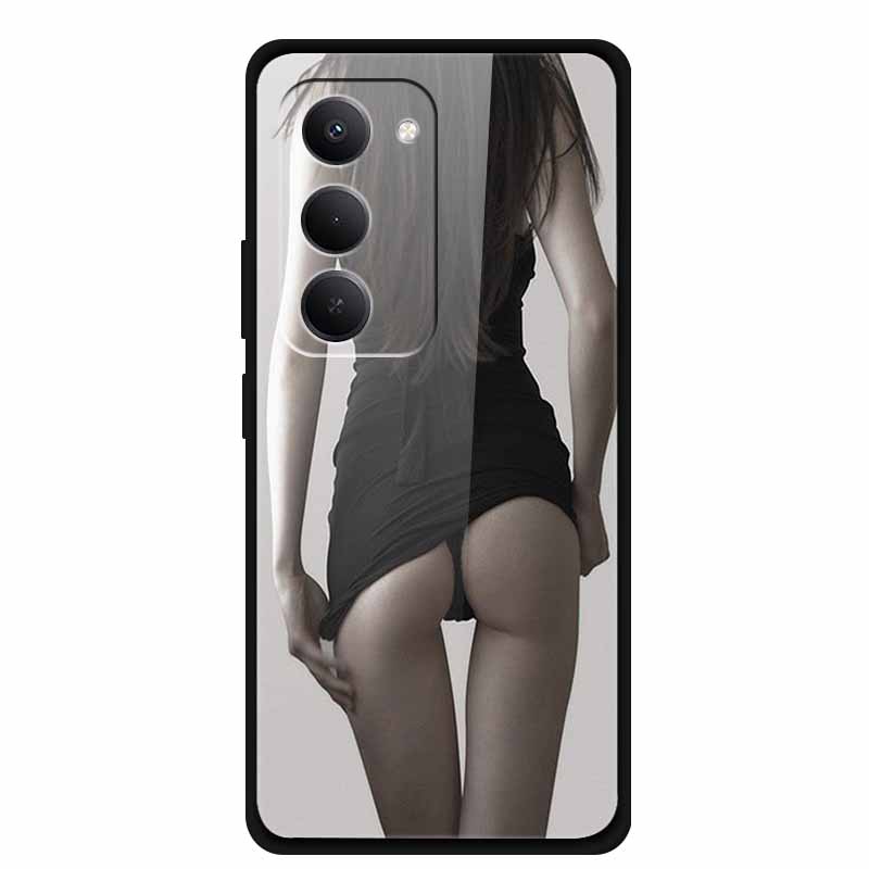 For Redmi 15 5G Case 6.9" 25057RN09E Tempered Glass Hard Covers For Redmi 15 4G 2025 Luxury Phone Cases Protective Bumper Fundas