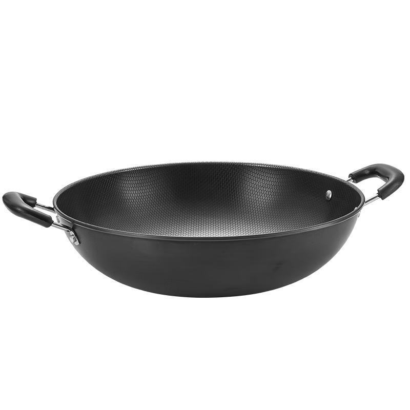 MAXCOOK Traditional Fine Iron Wok, 36cm