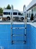 Non-slip Stainless Steel Pool Ladder - Safe Entry & Exit Handrail for Home & Hotel Pools