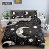Sun and Moon Duvet Cover Set Tarot Pattern Bedding Set King Size for Bedroom Microfiber Comforter Cover Set for Kids Adults Gift