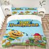 Adventure Henry Hugglemonster Print 3Pcs Bedding Setduvet Cover With 2 Bedropillowcase Home Birthday Gift