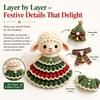 DIY Christmas Tree Crochet Set Christmas Tree Crochet Set-D Lamb