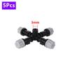 4/5/6/7 Multi-Nozzle Misting Sprinkler Kit 1/2" Male/Female Thread Sprayer 3/5mm Interface Ground Rod Anti-drip Device Sprinkler