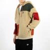 Puma Retro Block Sherpa Full-Zip Hoodie 'Beige Red Green' Men's 530711-12