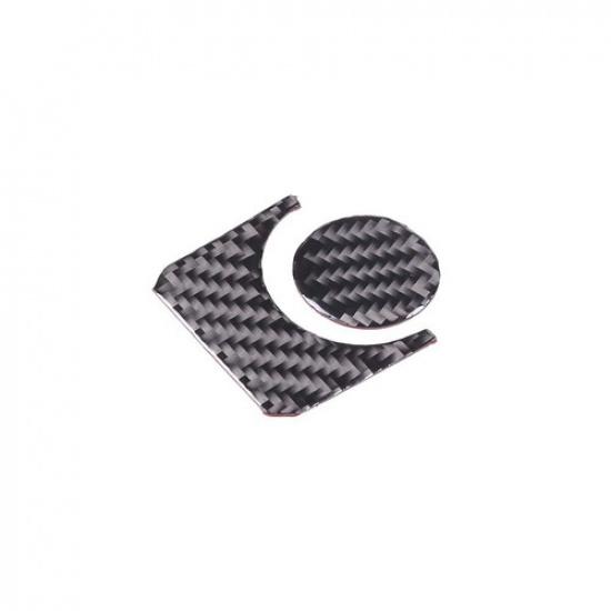 Carbon Fiber Multimedia Knob Switch Cover Trim For Tundra -24
