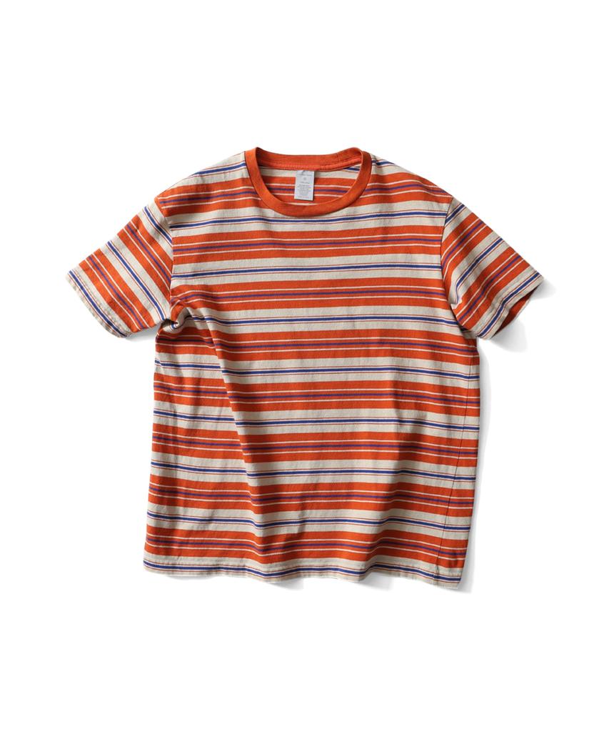 THOMASMORE Multi-Stripe Tee - Orange