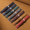 Correa de Reloj de Cuero Genuino de Vaca 18 mm 20 mm 22 mm 24 mm Correa Retro Hecha a Mano con Hebillas Metálicas para Hombres Mujeres Correa de Liberación Rápida
