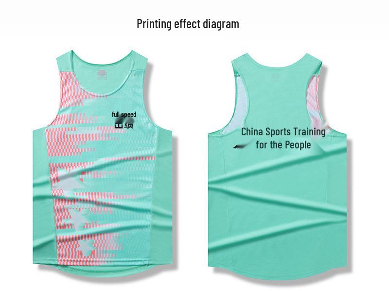 Unisex Track & Field Running Vest Suit for Training & Competitions