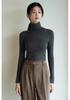 Women's Skin-Friendly Wool Sweater Series: Multi-Color High, Roll, or Half-High Neck Fine Knit 100% Pure Wool