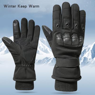 Winter Männer Taktische Handschuhe Radfahren Skifahren Shell Break Fleece Feld Thermo Touchscreen Armee Frauen Handschuhe Training Sporthandschuh