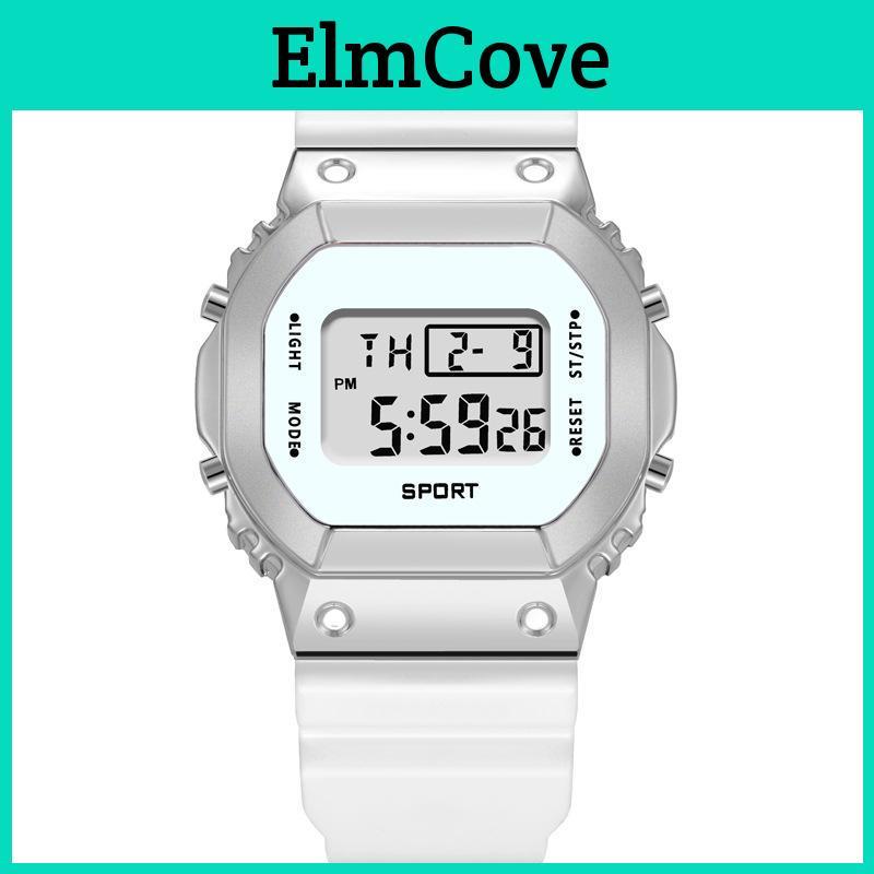 Woman Digital For Luminous Watch Alarm Calendar Silicone Sports Watches