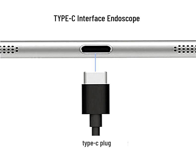 Type C HD Waterproof USB Endoscope Camera for Pipe Inspection and Auto Repair
