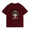 Unisexs Clothing New 100 Cotton Breathable Summer TShirt One Piece Luffy Print Casual Streetwear Unisexs TShirt