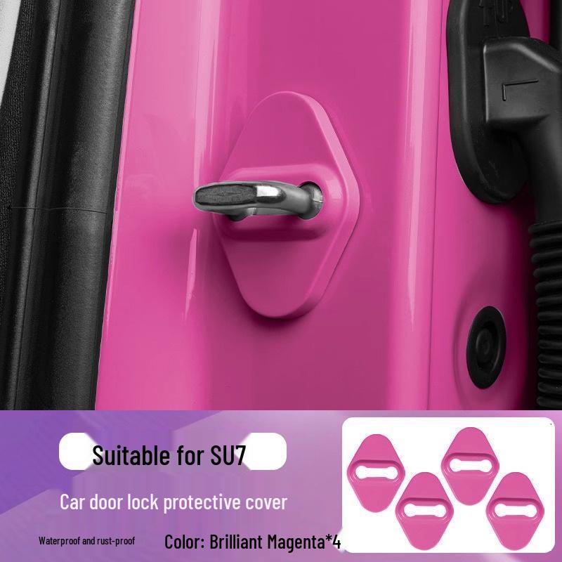 Xiaomi SU7 Car Door Lock Protection Cover: Rust-Proof ABS Buckle and Limiter Accessory