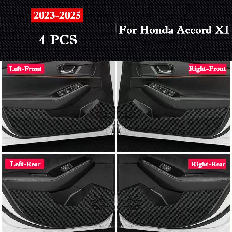

For Honda Accord XI 11th Gen 2026-2026 Car Door Anti Kick Pad Glove Box Anti-Collision Protective Sticker Interior Accessories