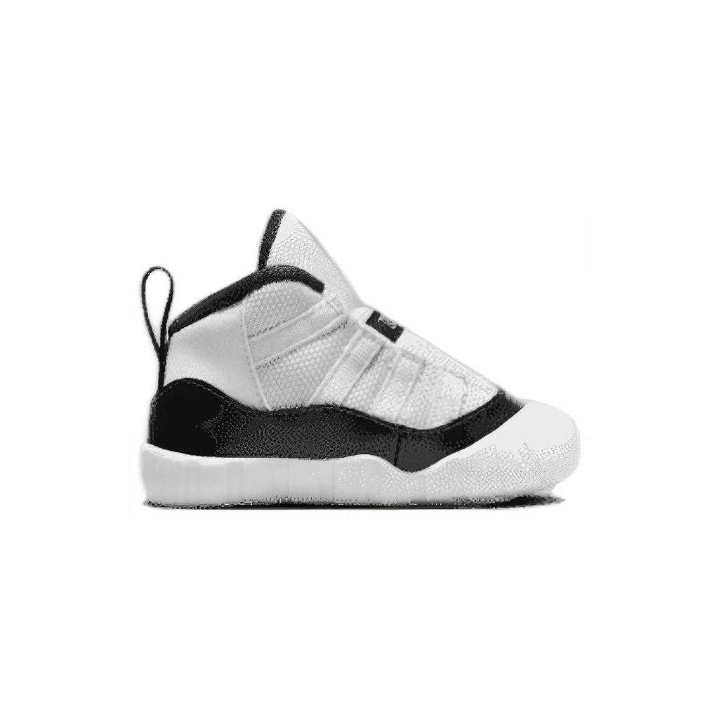 Jordan Air Jordan 11 Cushioning, Wear Resistant Mid top Toddler Shoes White Black Gold Infant And Toddler CI6165-170