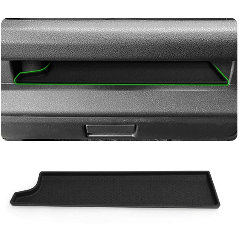 Côté Droit pour Suzuki Jimny 2024 2025 Tapis de Rangement Silicone Côté Passager Antidérapant Protection Intérieur Voiture Noir