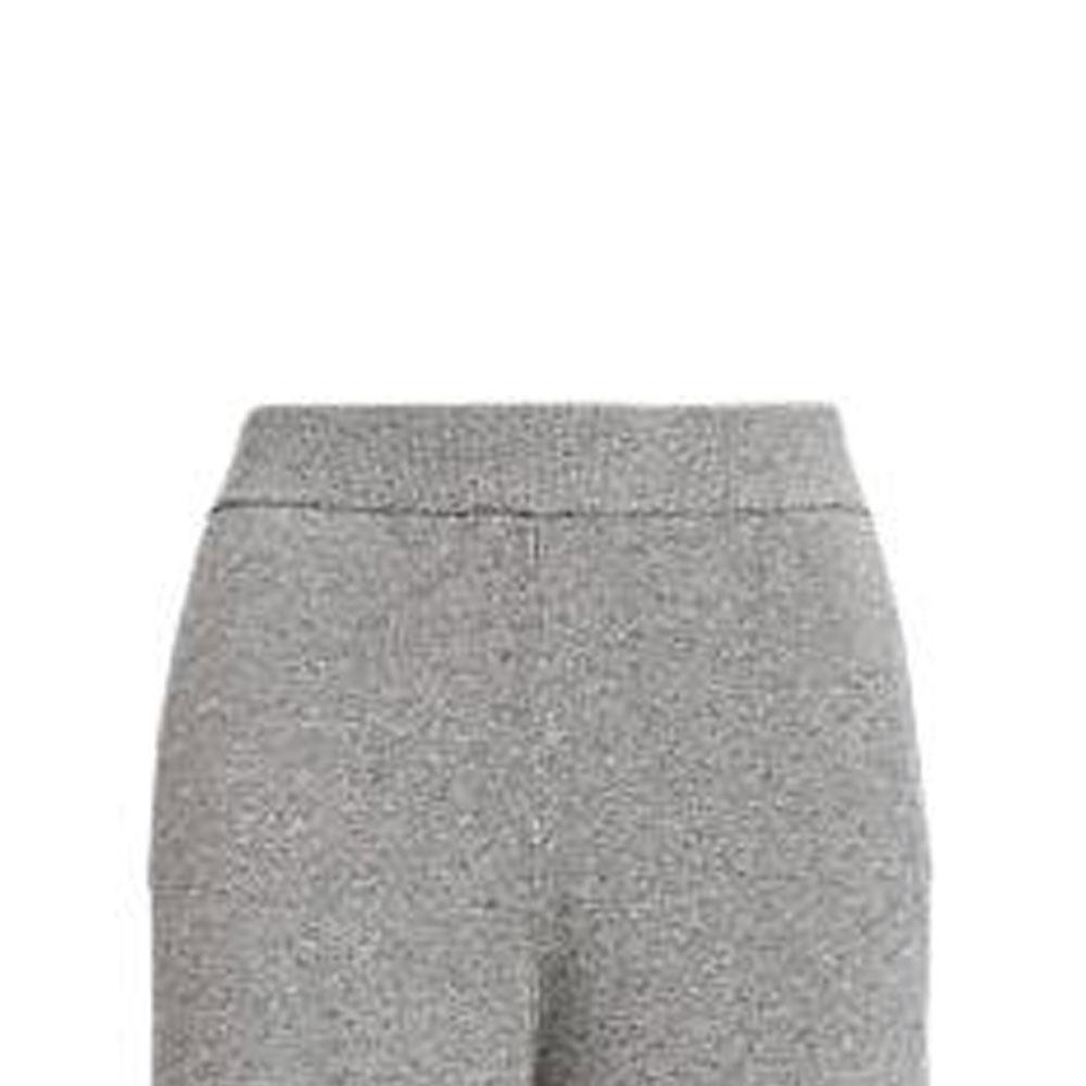 Polo Ralph Lauren Solid Mid-Rise Straight Leg Cuffed Casual Pants Women Bottoms Gray 211876764-001