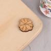 1/12 Dollhouse Retro Mini Tea Coasters, Wooden Cup Mat, Dollhouse Furniture Decoration, Kitchen Ornaments