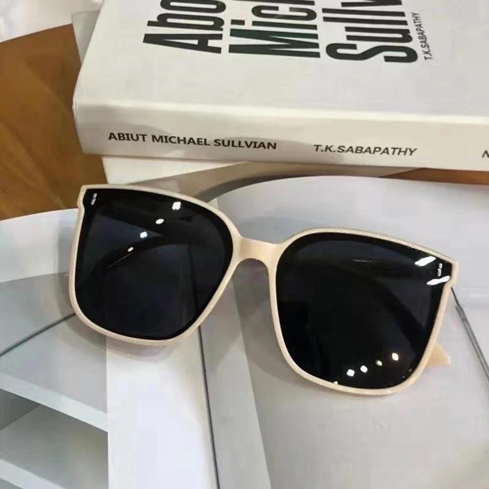 Trendy metal rice studs polarized sunglasses for women new black glasses