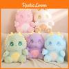 Macaron Plush Dinosaurs Toy Cartoon Stuffed Doll Kids Gift Bedroom Decoration