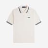 Fred Perry [G3600] Women'S Twin Tip Fred Perry Shirt - Silky Peach/Dark Petrol Afpf2533600-Z74
