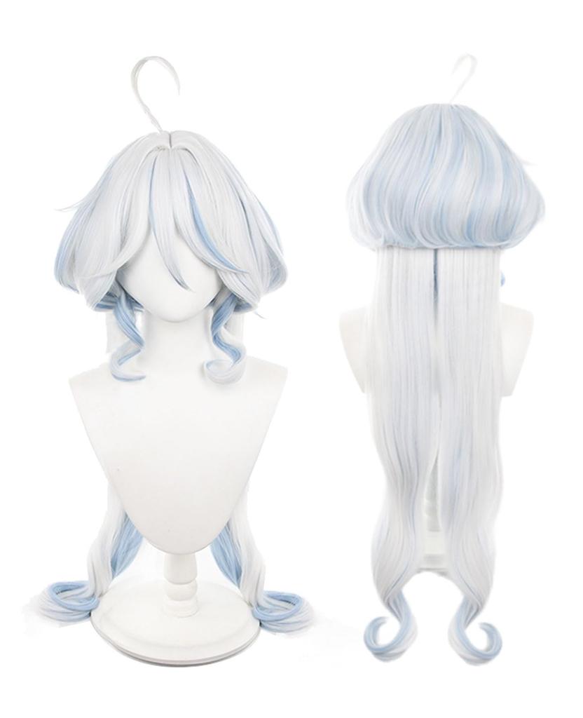 [NOKIJP] Genshin Impact Cosplay Fleena Cosplay Costume, Water Goddess, Unrelenting Soloist (Black Fleena, L)