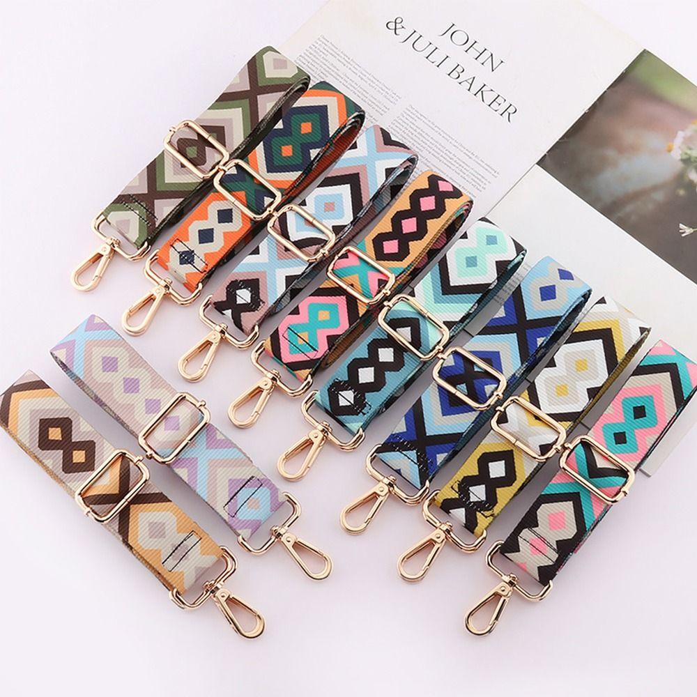 

Аксессуары Сменный широкий нейлоновый цветной плечевой ремень, ремень для сумки, ремень для сумки, ремень