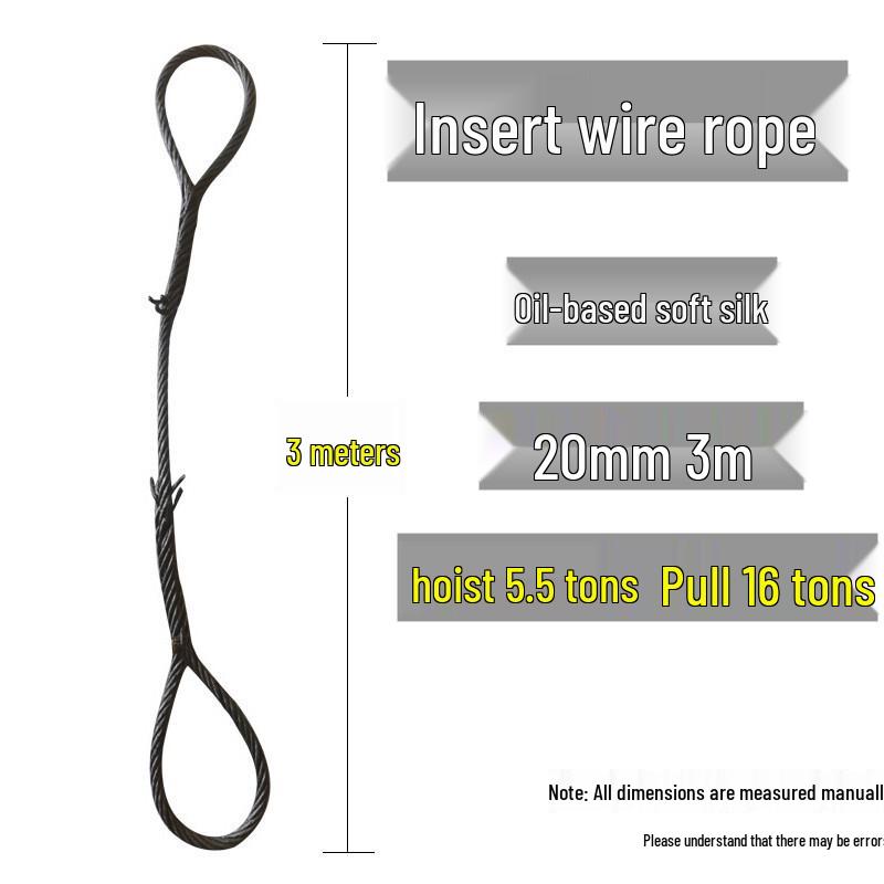 Lihu King Heavy-Duty Braided Wire Rope Sling