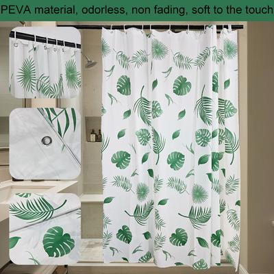 1 Pieza Cortina de Ducha Impermeable PEVA DIY Con Ganchos Engrosamiento Decoración de Baño 180*180CM