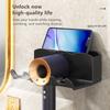Hair Dryer Holder Wall Dryer Cradle Straightener Stand Hairdryer Organizer Box Toilet Blower Holder Shelf Bathroom Accessories