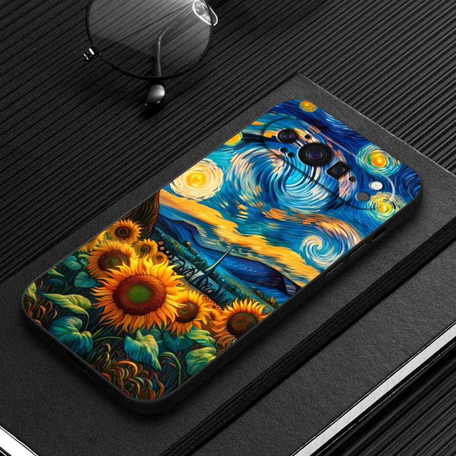 Pouzdro pro Google Pixel 10A 10 9 Pro XL 9a 8a 6a 7a 6 7 8 Pro Kryt na telefon Van Gogh Hvězdná noc