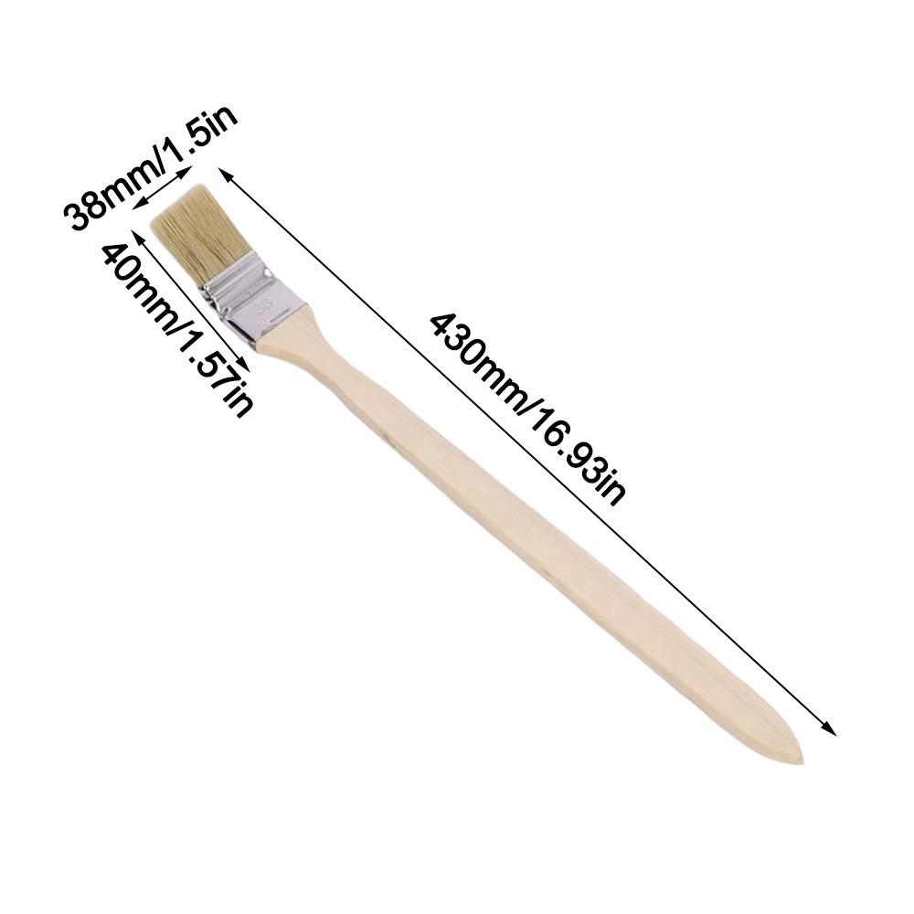 Long Handle Marine Paint Brush Solid Wood Handle Clean Brush New Wall Painting Brush Cleaning Tool