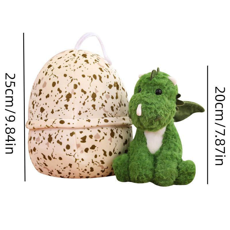 

Flying Dragon Doll Dinosaur Egg Plush Toy Stuffed Doll Room Decoration Kid Gift 25cm/9.84in