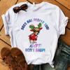 Stampa Mamma Chihuahua T-shirt da Donna Estate Nuova Moda T-shirt Divertente Design Cane Bella Ragazza T-shirt Tee Shirt Femme