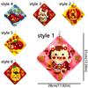 Cartoon New Year Felt Sewing Kit Chinese Style Educational Horse Year Wall Decor Hanging Handmade DIY Embroidery Kit