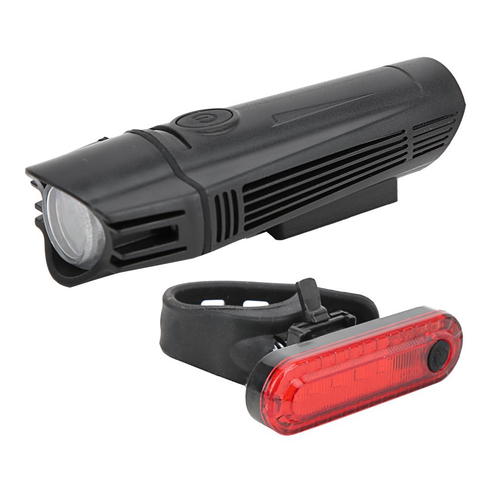 ABS USB Charging Bike Strong Front Light Mountain Bicycle Tail Lamp Cycling Accessory