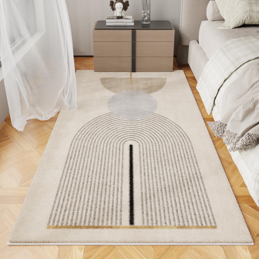 Cream Style Retro French Luxury Bedroom and Living Room Anti-Slip Floor Mat 2024