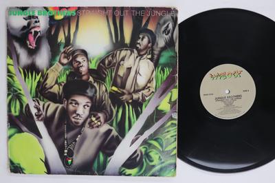 LP Record JUNGLE BROTHERS  Straight Out The Jungle WAR2704 WARLOCK 1988 US Rap  HipHopRB Used