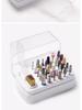 Cross-Border Manicure 30-Hole Grinding Head Storage & Cleaning Box