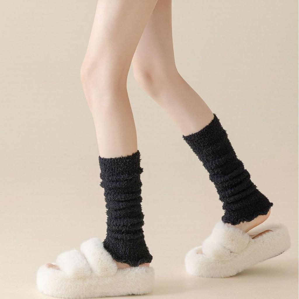 Women's Autumn/Winter Plush Over-the-Knee Socks and Leg Warmers